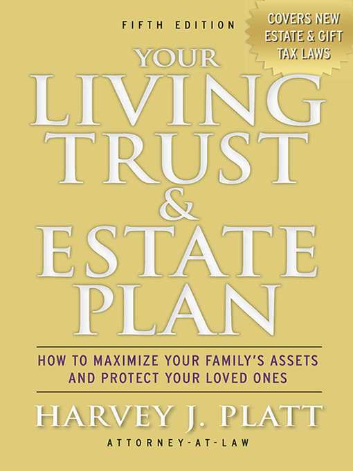 Title details for Your Living Trust & Estate Plan by Harvey J. Platt - Wait list